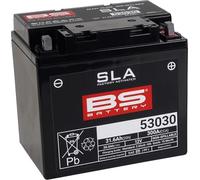 BS-Battery Batterie 53030 AGM Noir