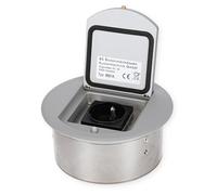 BS BODENSTECKDOSEN 8601A Bodensteckdose, 1-fach, rund, Klappdeckel (8601A)