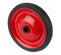 BS Rollen BS Rollen Roue à disque en acier A70 Ø roue 130 mm PVC noir Ø axe 12 mm Quantité:1