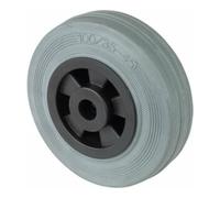 BS Rollen BS Rollen Roue, diamètre 100, B46 gris, axe diamètre 12, 70kg Quantité:1