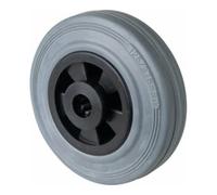 BS Rollen BS Rollen Roue, diamètre 125, B46 gris, axe diamètre 15, 100kg Quantité:1