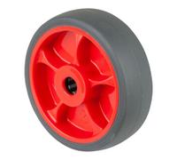 BS Rollen BS Rollen Roue en caoutchouc B44, diamètre 100, F003 gris, axe diamètre 12, 100kg Quantité:1