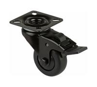 BS Rollen BS Rollen Roulette pivotante A820.A85.050 avec plaque, Ø 50 L 20mm, 50kg TPR Quantité:1