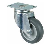 BS Rollen BS Rollen Roulette pivotante C100.A80, avec plaque, diamètre 100, L 30mm 80kg, caoutchouc Quantité:1