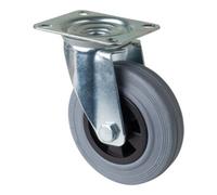 BS Rollen BS Rollen Roulette pivotante, diamètre 125 mm L400.B46 100 kg, acier galvanisé Quantité:1