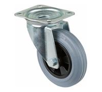 BS Rollen BS Rollen Roulette pivotante, diamètre 160 mm L400.B46 135 kg, acier galvanisé Quantité:1