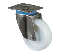 BS Rollen BS Rollen Roulette pivotante HS100.B14, avec plaque, diamètre 150, l 45mm, 700kg, plastique Quantité:1