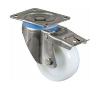 BS Rollen BS Rollen Roulette pivotante HS120.B14, avec plaque, Ø125, L45mm, 700kg Quantité:1