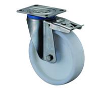 BS Rollen BS Rollen Roulette pivotante HS120.B14, avec plaque, Ø200, L50mm, 700kg Quantité:1