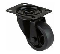 BS Rollen BS Rollen Roulette pivotante L800.B44.081.06 avec plaque, Ø 80 L 32mm, 100kg TPR Quantité:1