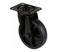 BS Rollen BS Rollen Roulette pivotante L800.B44.126.06 avec plaque, Ø 100 L 32mm, 120kg TPR Quantité:1