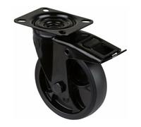 BS Rollen BS Rollen Roulette pivotante L820.B44.126.06 avec plaque, Ø 200 L 45mm, 200kg TPR Quantité:1
