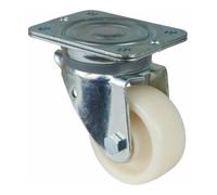 BS Rollen BS Rollen Roulette pivotante N100.B10, avec plaque, diamètre 100, L 45 mm 500 kg, plastique Quantité:1