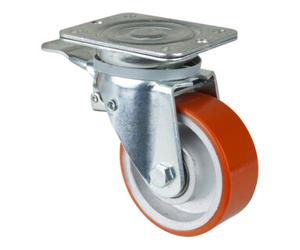 BS Rollen BS Rollen Roulette pivotante N120.C10, charge totale, avec platine, Ø 125, l 50 mm Quantité:1