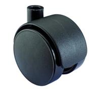 BS Rollen BS Roulettes Double roulette sans frein, diamètre 50 mm plastique, F77 Quantité:1