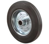 Bs Rollen Roue de secours pour roulette fixe 160Mm caoutchouc, Capacité de charge : 135 Kg