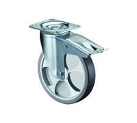 BS Rollen Rouleau de renvoi D. de la roue 125 mm cap. charge 120 kg avec bloc...