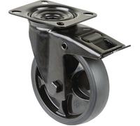 BS Rollen Rouleau de renvoi D. de la roue 125 mm cap. charge 120 kg avec bloq...