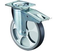 BS Rollen Rouleau de renvoi D. de la roue 80 mm cap. charge 100 kg avec bloca...