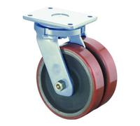 BS Rollen Roulette double pour charges lourdes S100.C10.250 Roulette pivotante BS Rollen Quantité:1