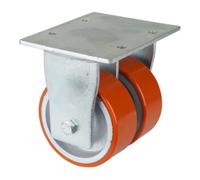 BS Rollen Roulette double pour charges lourdes S110.C10.125 BS Rollen Quantité:1
