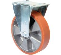 BS Rollen Roulette fixe 200 mm 600 kg bandage en polyuréthane moulé 138 x 110...