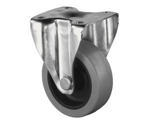 BS Rollen Roulette fixe 50 mm 35 kg caoutchouc plein Quantité:1