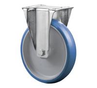 BS Rollen Roulette fixe BS D.80mm Trgf. 125kg Plaque PU L104xW80mm Quantité:1