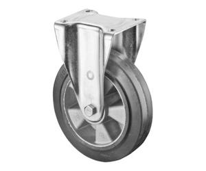 BS Rollen Roulette fixe de charge lourde D.roue 250 mm cap.charge 550 kg caoutchouc 138 mm Quantité:1