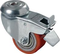BS Rollen Roulette compacte A621.C10.050 Roulette pivotante avec frein BS Rollen Quantité:1
