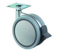 BS Rollen Roulettes doubles en plastique F329.060 BS Rollen Quantité:1