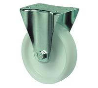 BS Roues de transport roulette fixe roue, plaque, plastique, 150 mm, l410.b10.150