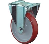 BS Rollen Roulette fixe A30 D. de la roue 100 mm cap. charge 125 kg polyuréth...