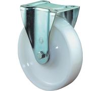 BS Rollen Roulette fixe pour charges lourdes ( 3000275737 ) Roue Ø 200 mm Capacité de charge 800 kg Plateau L135xl110 mm