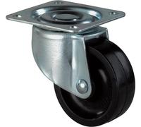 BS Roulettes Roulette pivotante diamètre 40mm hauteur 56mm roue en plastique pour sols souples hauteur 56mm - F25.040