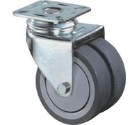 BS Rollen Roulette double orientable sans frein 75 mm 80 kg sans bloqueur en ...