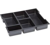 Séparateur pour petites pièces 5 compartiments BSS compatible avec L-BOXX 102 - insert plastique pour rangement organisé