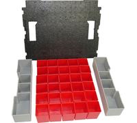 BS Systems Inset-Box-Set 32 pcs. + garniture de couvercle pour L-Boxx 102