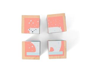BS Toys - Block Puzzle : Puzzle en Bois pour Tout-Petits - 18+ Mois