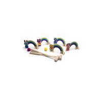 BS TOYS-Croquet arc-en-ciel en bois BS TOY