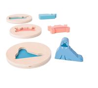BS Toys Formes Puzzle -Bois - pour les enfants de 18 mois et plus
