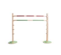 BS Toys Haie de Saut en Bois FSC pour Enfants - Obstacle réglable en Hauteur pour Saut d'obstacles - Jouet d'extérieur à partir de 6 Ans