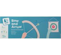 BS Toys Jeu d'arc et de flèches pour enfants - Jouets en bois pour l'extérieur - 4 pièces