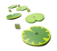 BS Toys Le Chemin De Nénuphar - Jeu Éducatif - Favorise Le Développement De La Motricité- 7 Nénuphars Et Grenouilles Inclus - pour Enfants De 3 Ans Et Plus