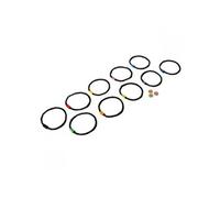 BS Toys marelle avec 10 anneaux 30 cm noir