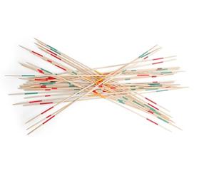 BS Toys Mikado Geant En Bois - Grands Bâtons Pour 8 Ans Et Plus - Jeu D'Adresse Pour Toute La Famille - 31 Bâtons - Multicolor - 90X0,7 cm