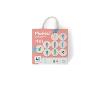 BS Toys Moves - Palets En Bois Avec Mouvements De Coordination - Entraînement Cérébral Pour Enfants - À Partir De 4 Ans - 18 Mouvements Différents - Pour Les Anniversaires D'Enfants