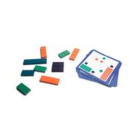 BS Toys Puzzle Carré - Jeu en Bois - Placement De Points Colorés - avec Guide Et Défis - pour Enfants Dès 4 Ans