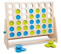 BS Toys Quatre dans une rangée XL jeu de plateau en bois 57 cm Bleu G