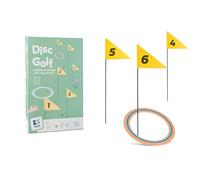 BS Toys - Set de Disc Golf en Plein air - 6 Drapeaux & 3 disques Ø25 cm - 1-3 Joueurs 6+